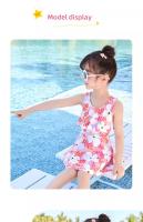 Traje de Baño de Princesa para Niñas Verano 2023 Diseño de Tela Trenzada Estilo de Playa para Niños - details 5
