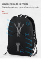 Mochila informal luminosa de gran capacidad, Mochila de tela Oxford, mochila escolar informal, bolsa de viaje al aire libre, moda - details 5