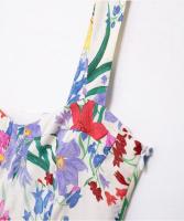 Vestido de tirantes floral pequeño de moda para mujeres europeas y americanas - details 7