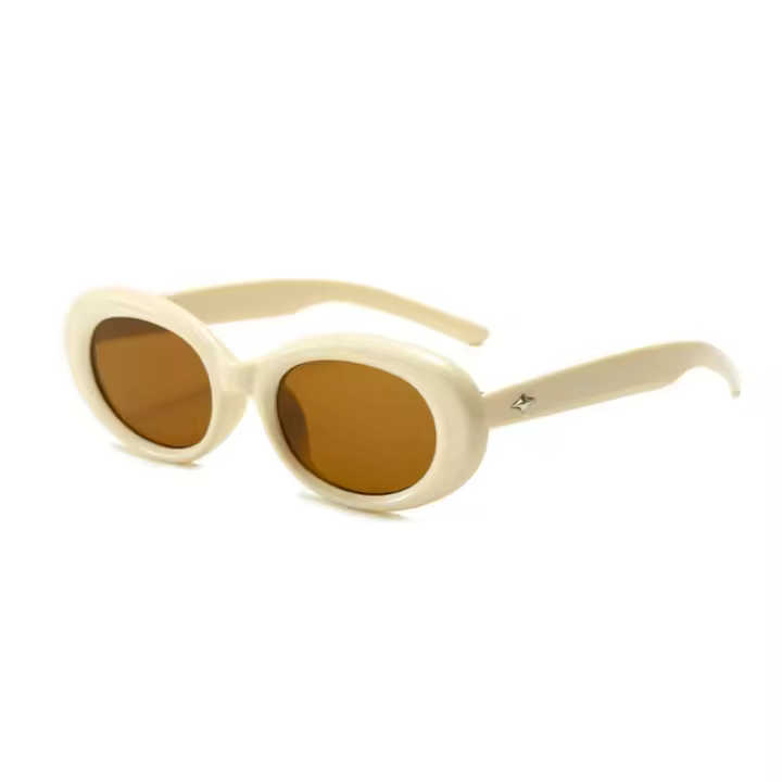 Gafas de sol de moda para niños, nuevas gafas de sol para niños y niñas, gafas ovaladas Retro clásicas para niños, sombra para bebés UV400 - 1