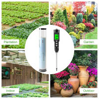 Probador de suelo EC medidor de temperatura sonda desmontable 0,00-10,00 mS/cm medidor Digital de suelo retroiluminación de pantalla LCD planta en maceta jardín - details 2