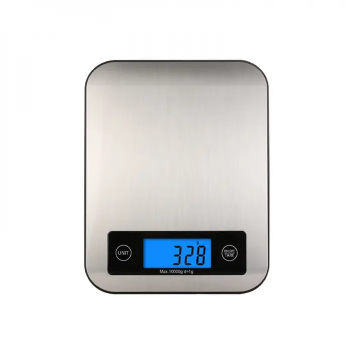 Báscula de cocina digital de alta precisión Funcional multiusos de acero inoxidable con pantalla LCD Ideal para hornear y cocinar Certificado CE - 1