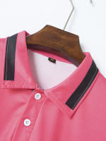 Polo de manga corta para hombre, camisetas informales, tops de verano - details 32
