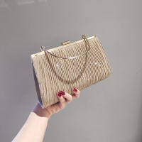Luxy Moon-Bolso de mano de lujo para mujer, bolsa de mano de noche de albaricoque, bolso de hombro con cadena de fiesta, bolso de boda con lentejuelas femeninas - details 7