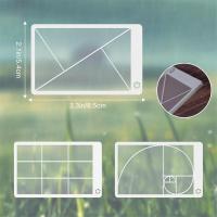 Fibonreci-buscador de vista de composición, visor de regla de posicionamiento de visualización de fotos, relación dorada, 3 piezas - details 3