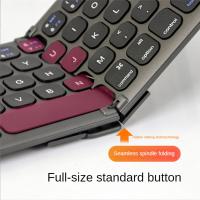 Teclado inalámbrico plegable con Bluetooth, USB tipo C para Windows, Android, ordenador, tableta, PC, teléfono - details 7