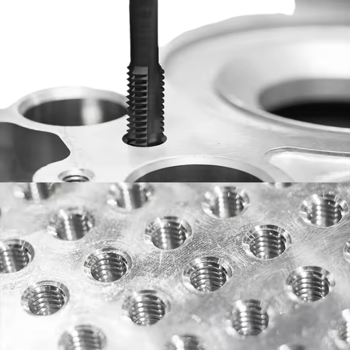 Juego De Brocas Y Taps Para Trabajar Metálicos Herramientas De Hilo Broca De Tapa De Banda Recta Taps De Pulgadas Herramientas Manuales - 1