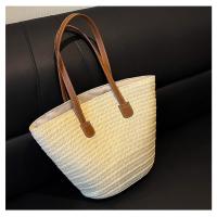 Bolso de Paja Grande Capacidad Estilo Nuevo para 2025 Bolso de Playa Tejido para Mujer - details 21