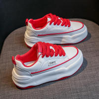 Zapatos deportivos casuales de suela gruesa para mujer, versátiles, nuevos, de verano, blancos, pequeños, 2025 - details 3