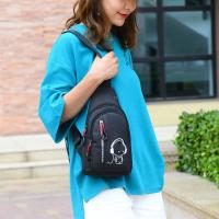 Bolso de pecho Simple Glow para hombre, bolso cruzado de nailon multifuncional de gran capacidad, bolso de hombro impermeable para viaje y ciclismo - details 12