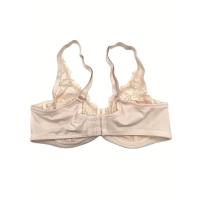 Sujetador Sexy de talla grande para mujer, ropa interior de encaje de contraste, cubierta completa, Mini sujetador ligero con lazo - details 17