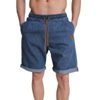Pantalones cortos casuales de algodón para hombres, pantalones deportivos estampados de moda, verano - details 1