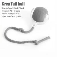 Juguetes de Gato elegante, bola rodante automática, cola falsa, recargable, eléctrico, juguete interactivo para mascotas, entrenamiento de gato, cola de ratón de imitación, 1 ud. - details 7