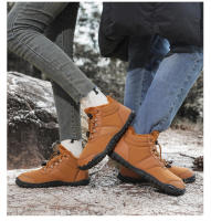 Zapatos de algodón cálidos de terciopelo impermeables antideslizantes zapatos de cinco dedos descalzos de suela gruesa para mujer - details 33