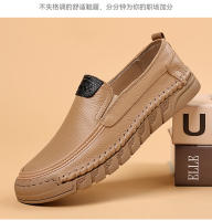 Nuevos zapatos casuales de cabeza redonda para hombres de cuero para hombres, mocasines, zapatos para hombres - details 17