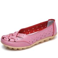 Zapatos planos de cuero sin cordones para mujer, mocasines cómodos, informales, a la moda - details 5