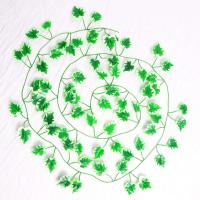 1 pieza 2M decoración del hogar guirnalda de hojas artificiales plantas vid follaje falso enredadera corona de hiedra verde - details 6
