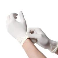 Guantes de nitrilo blancos - sin polvo - desmontables - aptos para ambas manos - no estériles - suela de goma - aptos para entornos médicos y procesamiento de alimentos (100 piezas, talla grande) - details 1