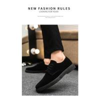 Zapatos Casuales para Hombres 2025 Moda en Gamuza Cómodos para Conducir con Cordones - details 9