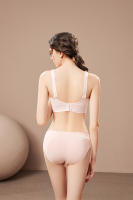 Sujetador de lactancia para madre, Bralette posparto sin costuras, color rosa, M - details 10