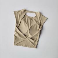 Top deportivo push-up para mujer, sexy, con espalda descubierta, para fitness, yoga, transpirable, para correr, gimnasio, para mujeres activas - details 1