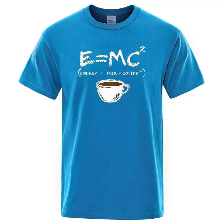 Camiseta casual de algodón transpirable para hombre, estilo urbano con estampado de leche extragrande para mujer - 1