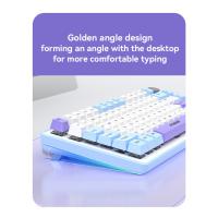 El macro del eje verde define el teclado del juego Teclado mecánico luminoso de colores mezclados - details 29