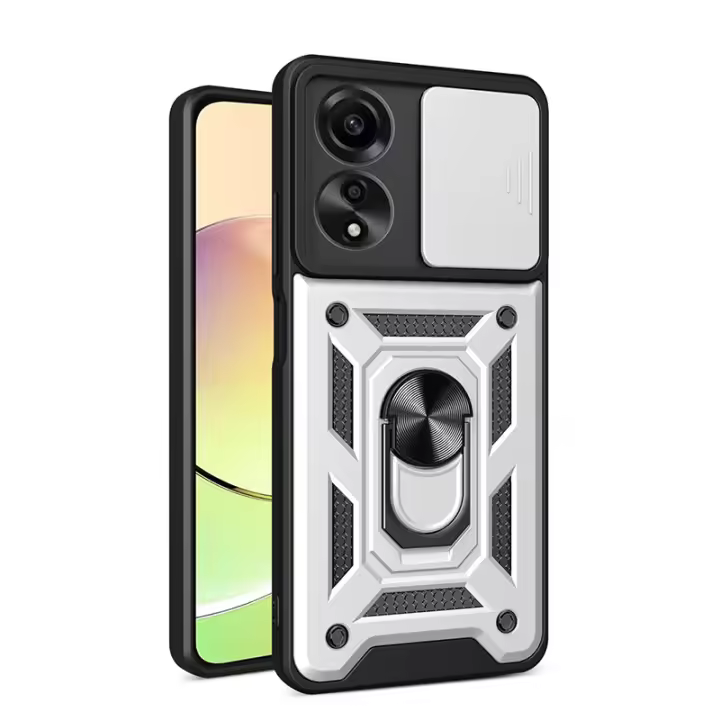 Funda protectora de lujo para lente de cámara, carcasa deslizante para OPPO A78 A58 5G, A58X 5G - 1