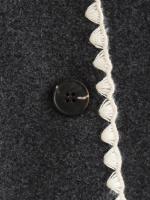 Chaqueta elegante suelta de media temporada para mujer, cuello con bufanda en zigzag, ropa de moda, otoño e invierno, 2024 - details 19