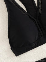 Nuevo traje de baño de nailon sexy con bikini dividido para mujer - details 10
