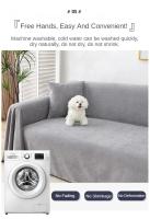 Manta multiusos impermeable para sofá, cubierta de muebles de Color sólido, tela duradera a prueba de polvo, antiarañazos, decoración del hogar y sala de estar - details 8