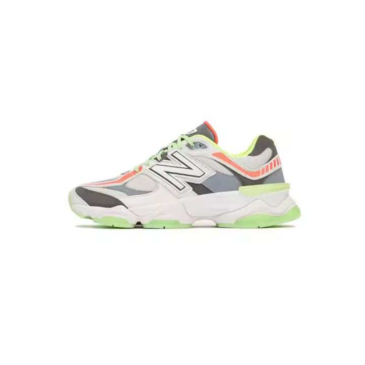 Oficial NUEVO NB 9060 Arroz Rojo Blanco Verde / Azul Marrón Hombres Mujeres Zapatos para correr Zapatos de trabajo - 1
