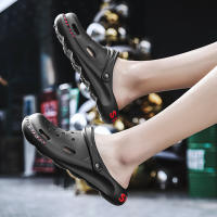 Sandalias de jardín antideslizantes para hombre, zuecos de goma con agujeros, informales, a la moda, novedad de verano, 2021 - details 5