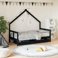 Estructura de Cama Infantil con cajones Madera de Pino 80x160cm - details 72