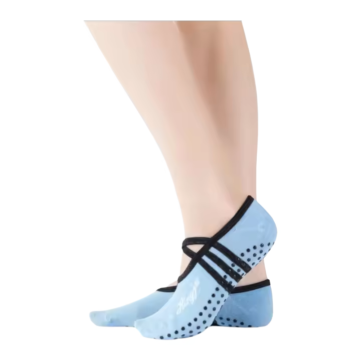 Calcetines de Yoga Deportivos para Mujer Agarres y Correas Antideslizantes para Ballet, Pilates, Fitness, Gimnasio, Ventajas Deportivas, Baile - 1