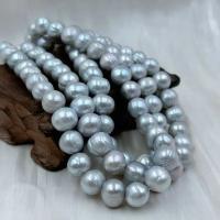 11-12mm grande A + grado gris Natural perla de agua dulce genuina fabricación de joyas sueltas cuentas al por mayor 15" - details 4