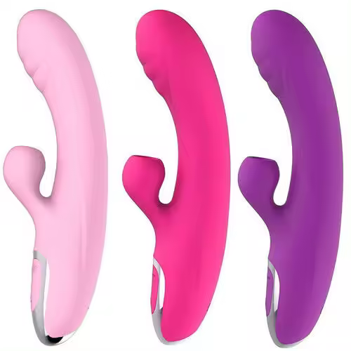 Juguete de sexo del vibrador del conejo de succión del clítoris de 12 velocidades poderoso para las mujeres lamendo el estimulador del clítoris del punto G R del motor doble USB de carga - 1