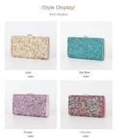 Shell Diamond Banquet Bag set Diamond Women 's Bag Banquet dress bolso de hombro - details 11