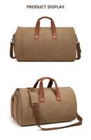 Caja de zapatos determinada del negocio de los hombres, bolso de viaje de la lona, ​​bolso del equipaje de los deportes - details 11