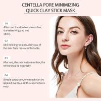 Centella Clay Stick Mask minimizador de poros hidratación rápida calmante brillo Facial mascarilla cuidado de la piel 27g - details 9