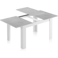 Mesa de Comedor Extensible Diseño Rectangular Danna Acabado en Blanco Artik y Roble Canadian - details 37