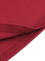 Elegante Vestido de Encaje de Corazón Rojo Vintage Hepburn 2025 Manga de Flecos - details 14