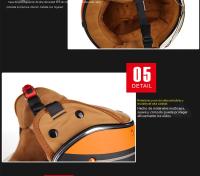 Beon-casco de motocicleta con personalidad para hombre y mujer, cascos de seguridad retro con batería de coche para las cuatro estaciones - details 12
