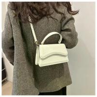 Bolso Cruzado de Cuero PU de Alta Calidad Color Sólido, Bolso Compacto para Mujeres, Bolso Messenger Pequeño - details 16