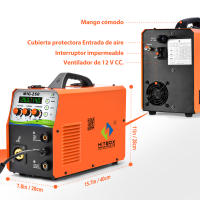 Máquina de Soldar MIG HITBOX 220V Control Preciso Sin Gas ARC de Levantamiento - details 2