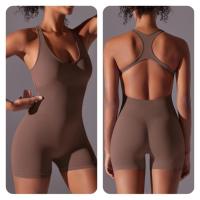 s Pantalones cortos de mujer, deportes sin mangas para mujer, yoga de verano, trajes de gimnasio y fiesta - details 8