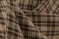 2025 nuevo Vintage marrón a cuadros Rockabilly Midi vestidos cuello vuelto arco 3/4 manga larga Otoño Invierno mujer vestido elegante - details 2