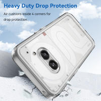 KEYSION-funda transparente a prueba de golpes para Nothing Phone 2A Plus, carcasa trasera de silicona suave de TPU transparente para Nothing Phone 2A Plus - details 2