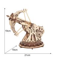Rompecabezas 3D de Madera Robotime Juego de Artesanía de Asedio Medieval - details 4