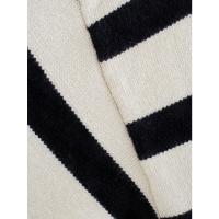 Suéter suelto de punto a rayas para mujer, jersey de manga larga con cuello redondo, ropa de calle informal, Otoño e Invierno - details 10